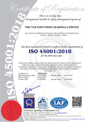 ISO 45001:2018 Occupational Health & Safety Management System