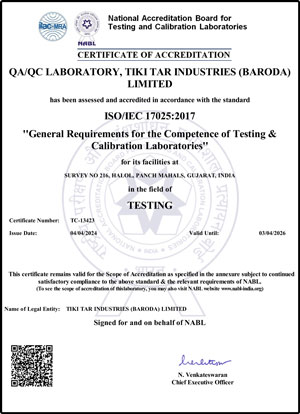 ISO/IEC 17025:2017NABL Certificate